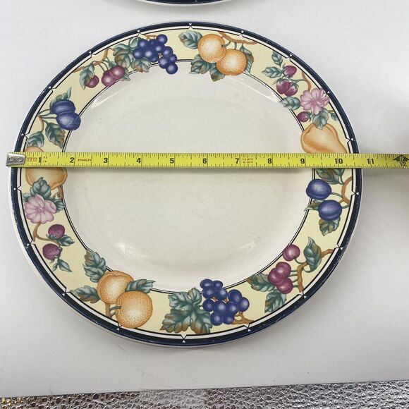 Set of 4 Oneida The Select Collection Orchard Dinner Plate 10 3/4” - Picture 6 of 6